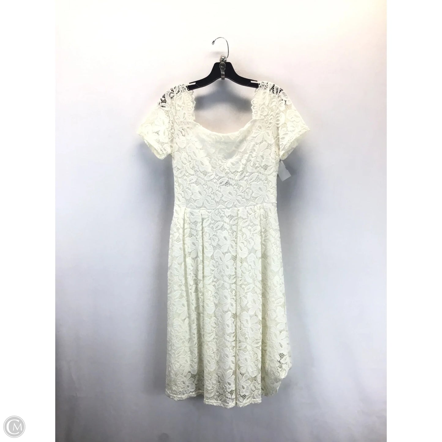 Dress Casual Midi By Shein In White, Size: L