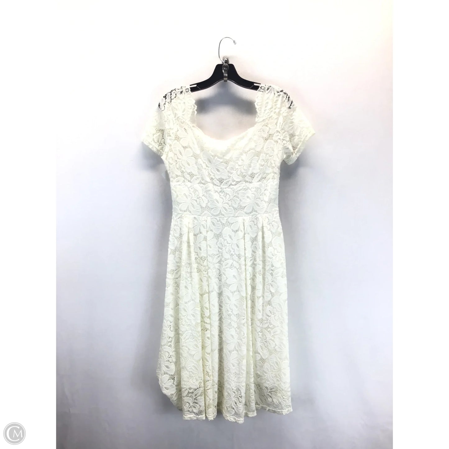 Dress Casual Midi By Shein In White, Size: L