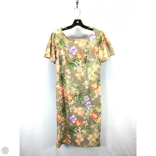 Dress Casual Midi By John Meyer In Floral Print, Size: L