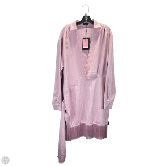 Dress Casual Midi By Pretty Little Thing In Purple, Size: 1x