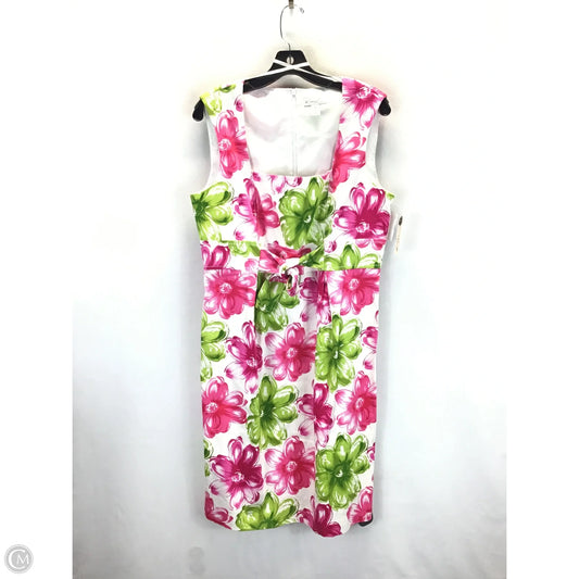 Dress Casual Short By Kim Rogers In Floral Print, Size: Xl