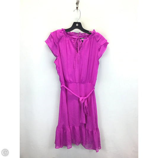 Dress Casual Short By Dkny In Pink, Size: S