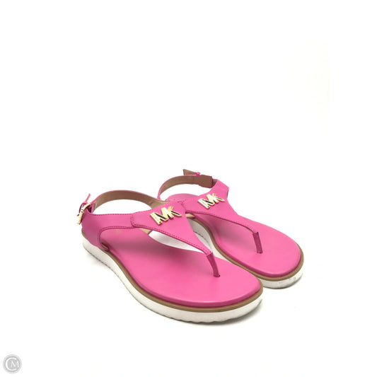 Sandals Designer By Michael Kors In Pink, Size: 7