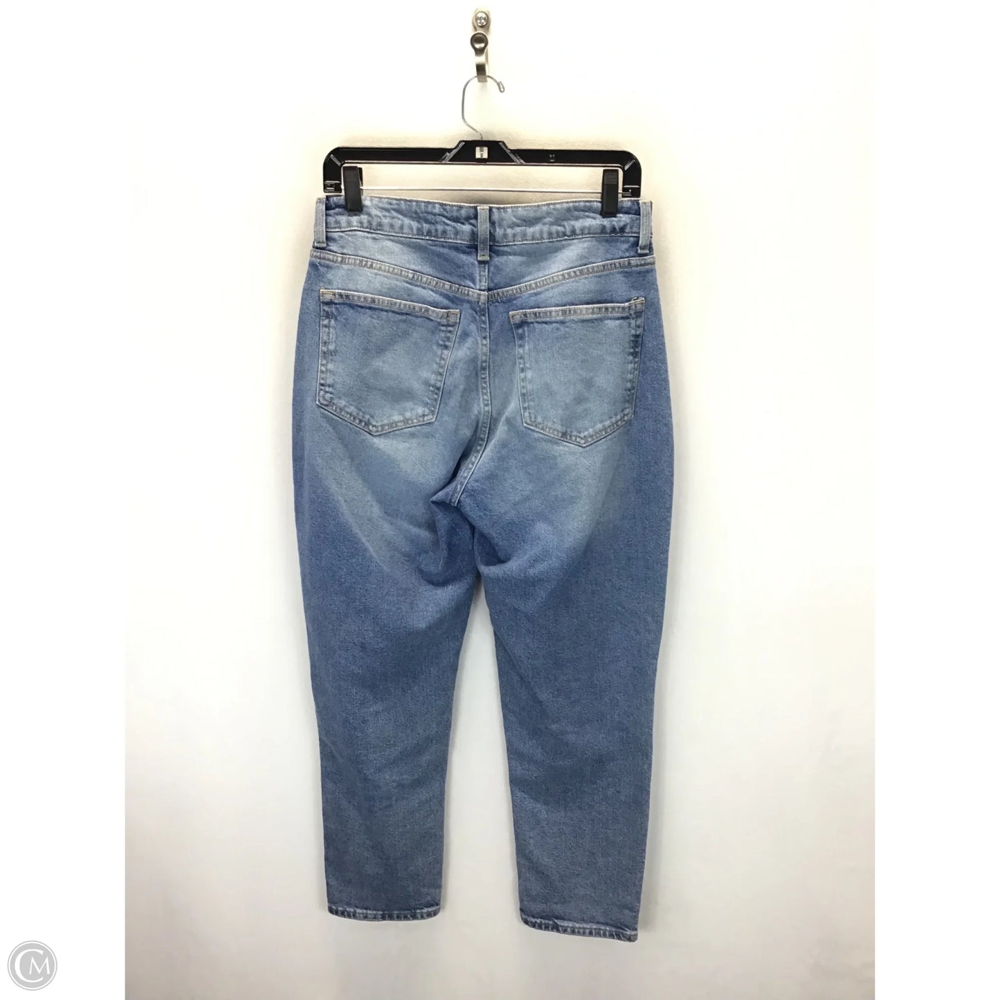 Jeans Straight By H&m In Blue Denim, Size: 8