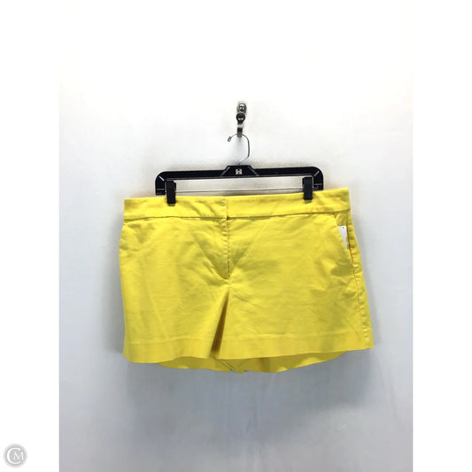 Shorts By Loft In Yellow, Size: 14