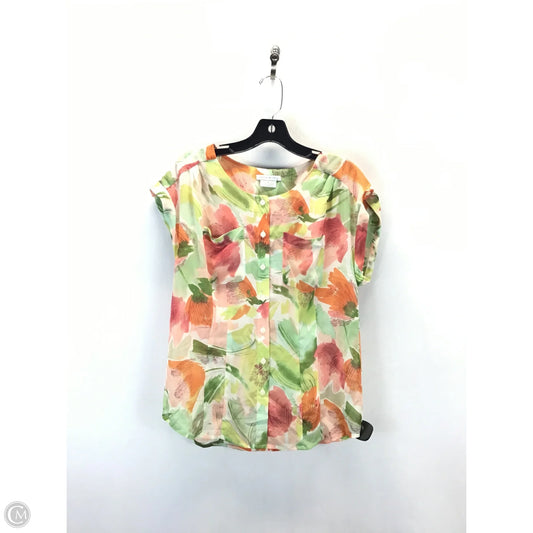 Top Sleeveless By Clothes Mentor In Floral Print, Size: M