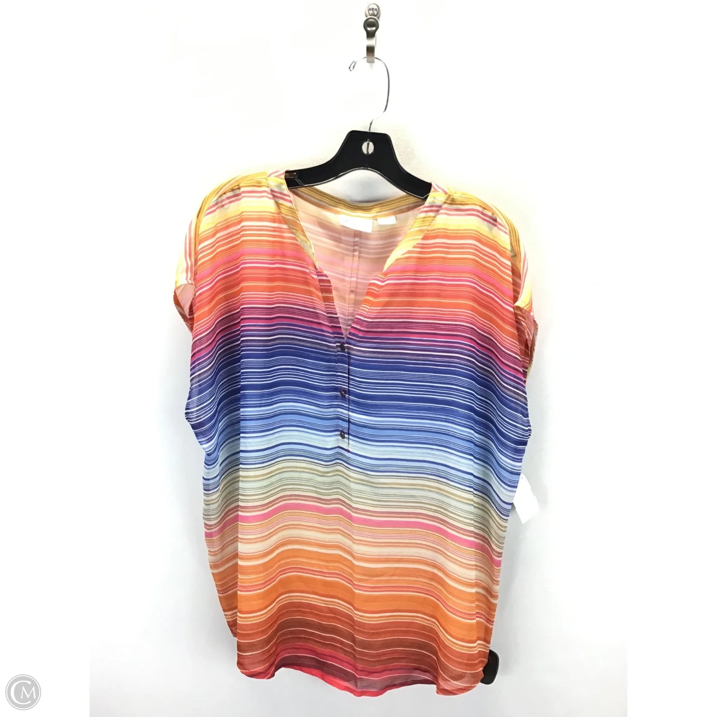 Top Sleeveless By Liz Claiborne In Multi, Size: M