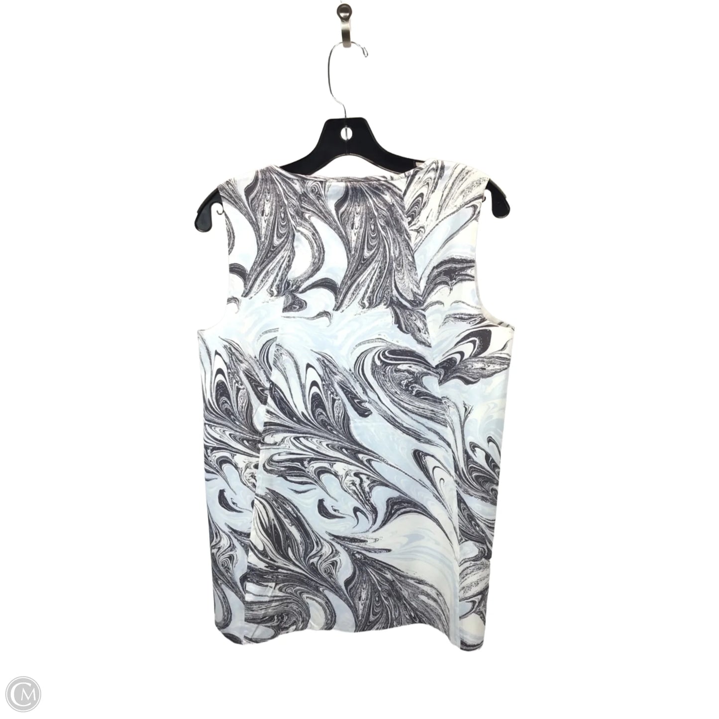 Top Sleeveless By Athleta In Blue & Grey, Size: M