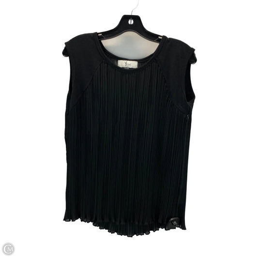 Top Sleeveless By Clothes Mentor In Black, Size: S