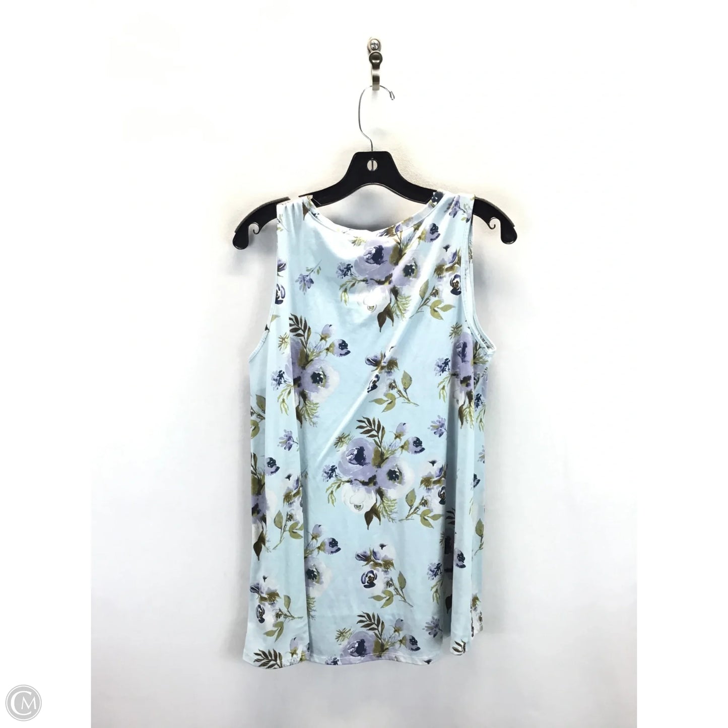 Top Sleeveless By Lularoe In Floral Print, Size: M