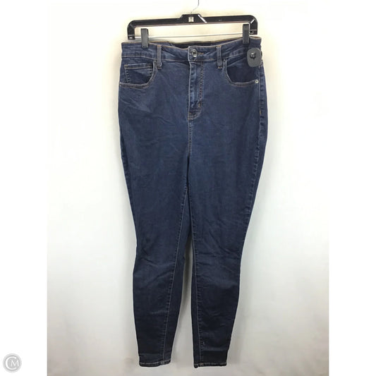 Jeans Skinny By Fashion To Figure In Blue Denim, Size: 14