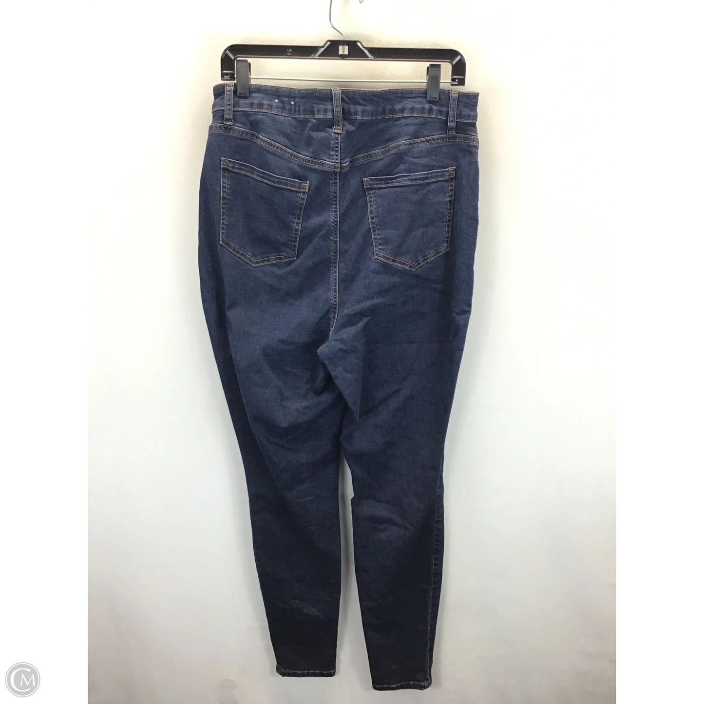 Jeans Skinny By Fashion To Figure In Blue Denim, Size: 14