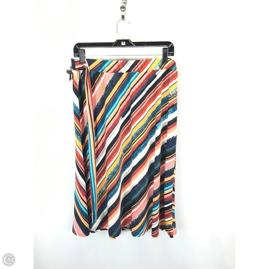 Skirt Midi By Melissa Paige In Multi-colored, Size: 12