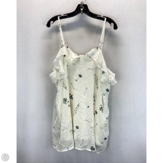 Top Sleeveless By Ellos In Floral Print, Size: 22