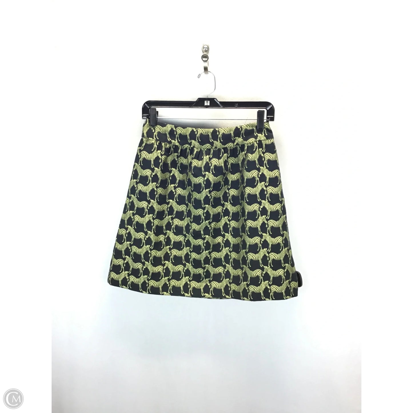 Skirt Midi By Crown And Ivy In Black & Gold, Size: 2