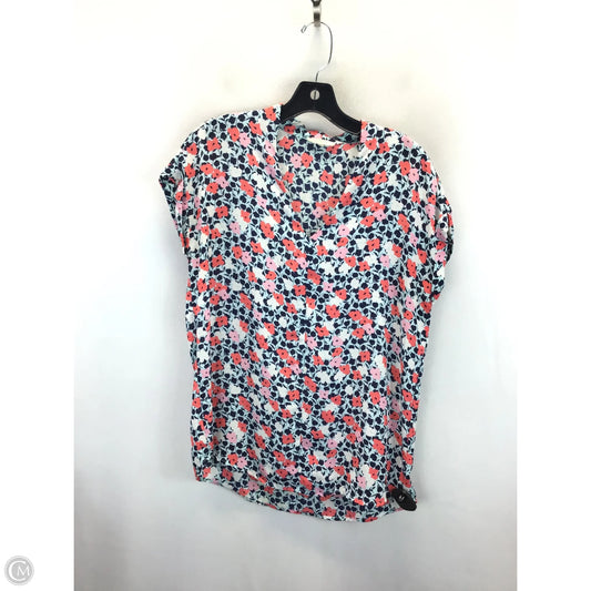 Top Sleeveless By Pleione In Floral Print, Size: S