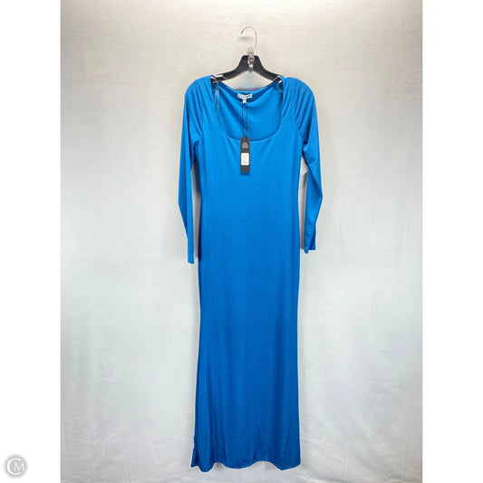 Dress Casual Maxi By Fashion Nova In Blue, Size: M