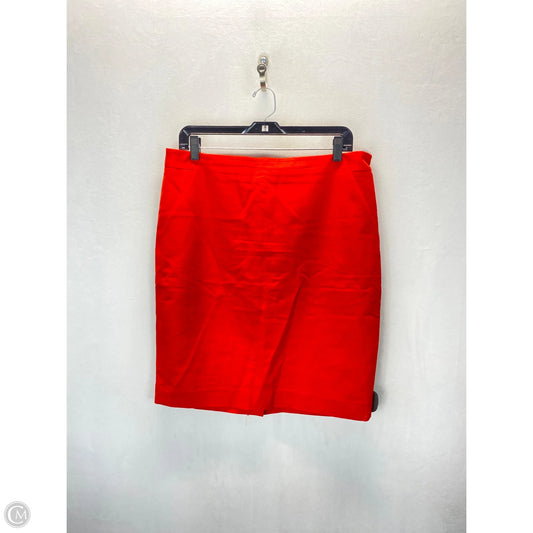 Skirt Midi By Clothes Mentor In Red, Size: 12