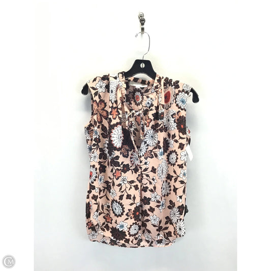 Top Sleeveless By Loft In Multi-colored, Size: Xs