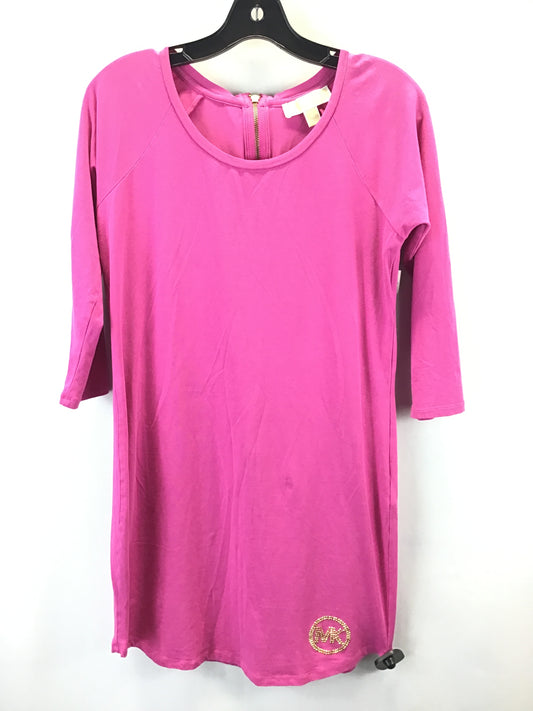 Dress Basic By Michael By Michael Kors In Pink, Size: M