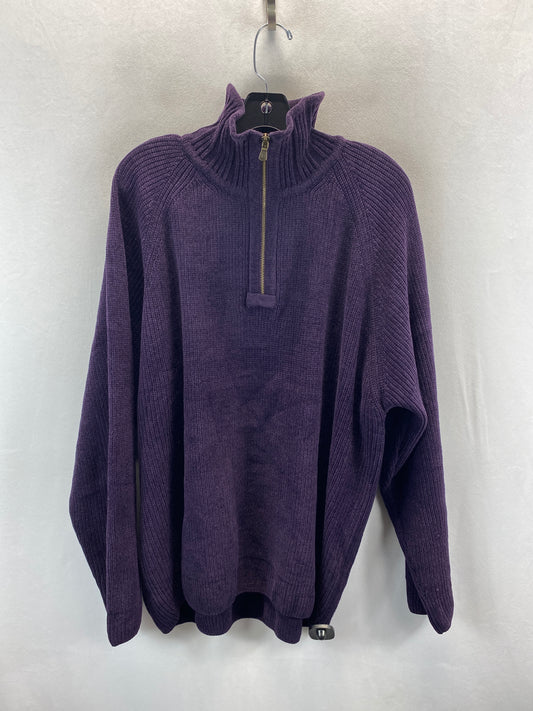 Sweater Cashmere By Clothes Mentor In Purple, Size: M