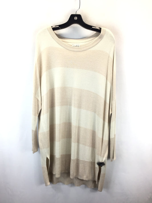 Sweater By Wondery In Oatmeal, Size: Xl