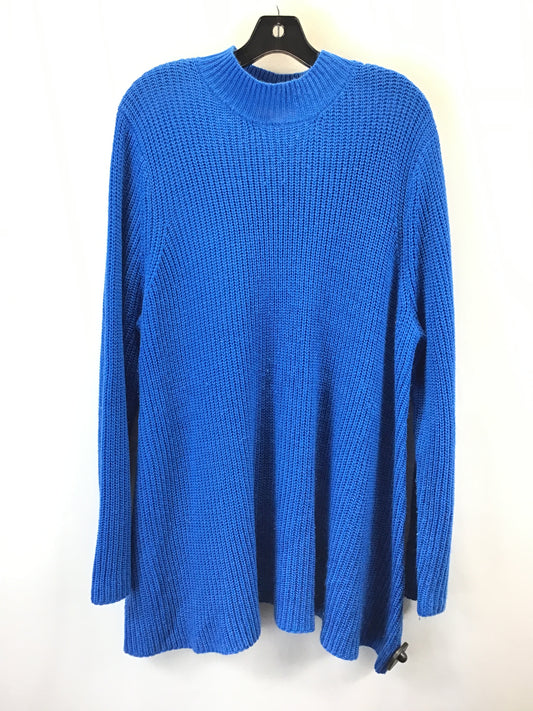 Sweater By Clothes Mentor In Blue, Size: 22