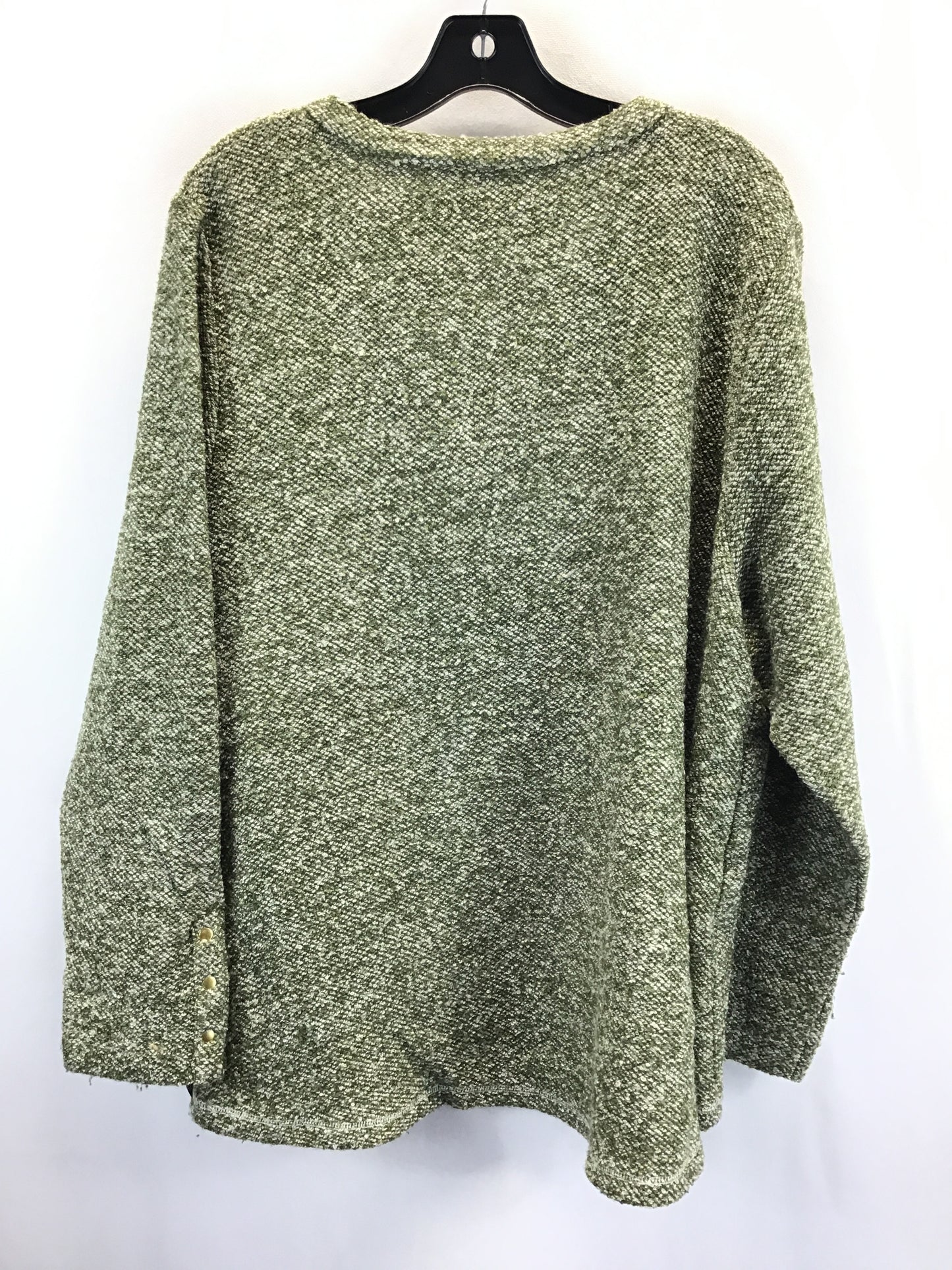 Sweater Cashmere By Soft Surroundings In Green, Size: 2x