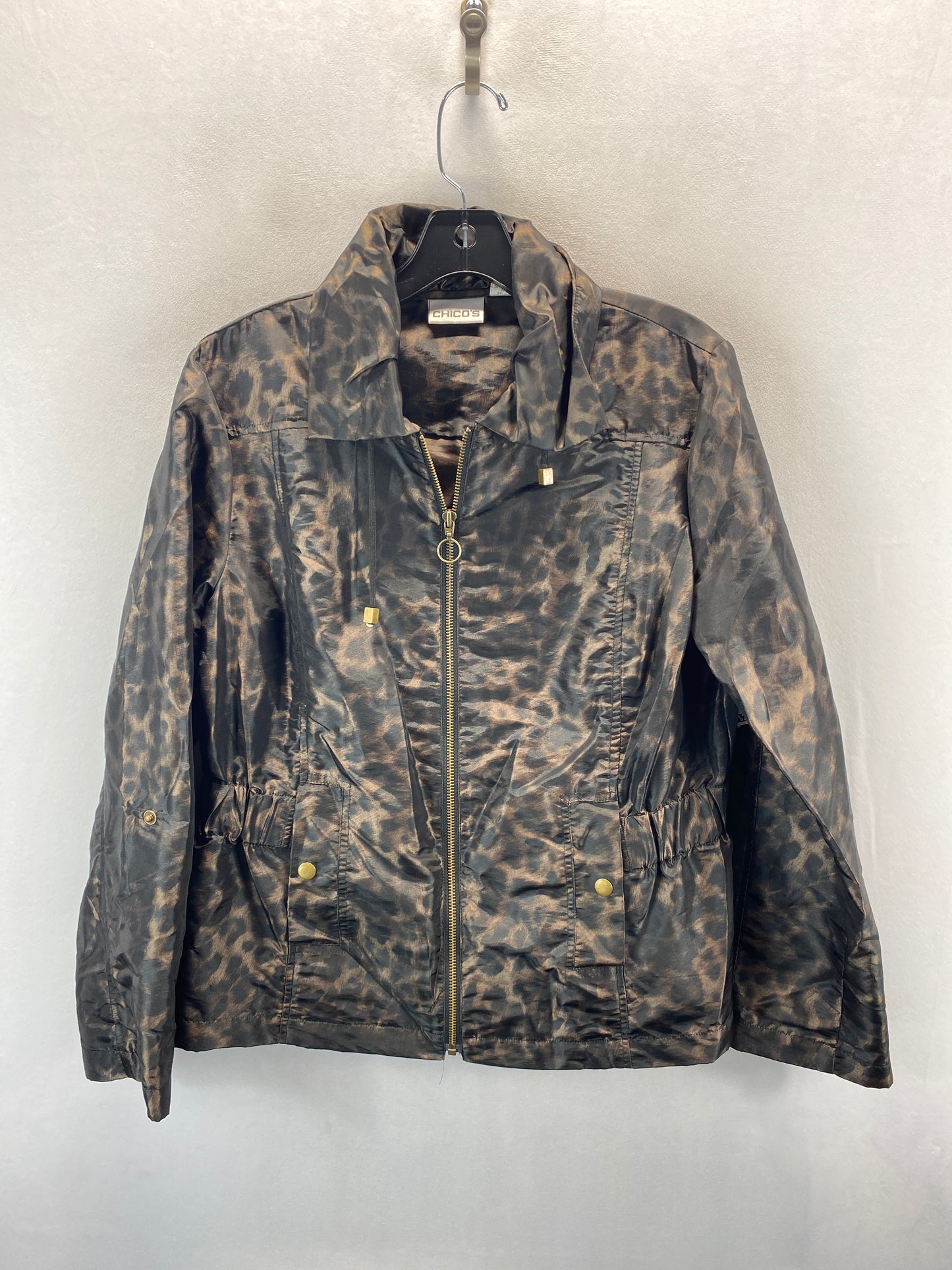 Jacket Other By Chicos In Leopard Print, Size: M