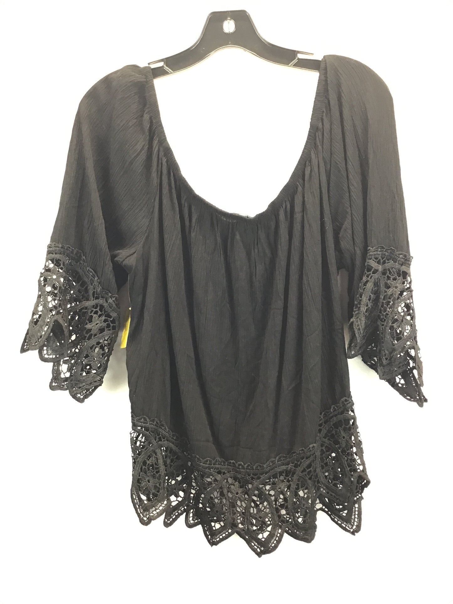 Top 3/4 Sleeve Basic By Ambiance Apparel  Size: 3x