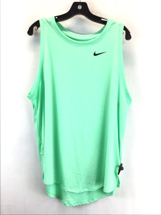 Athletic Tank Top By Nike Apparel  Size: 1x