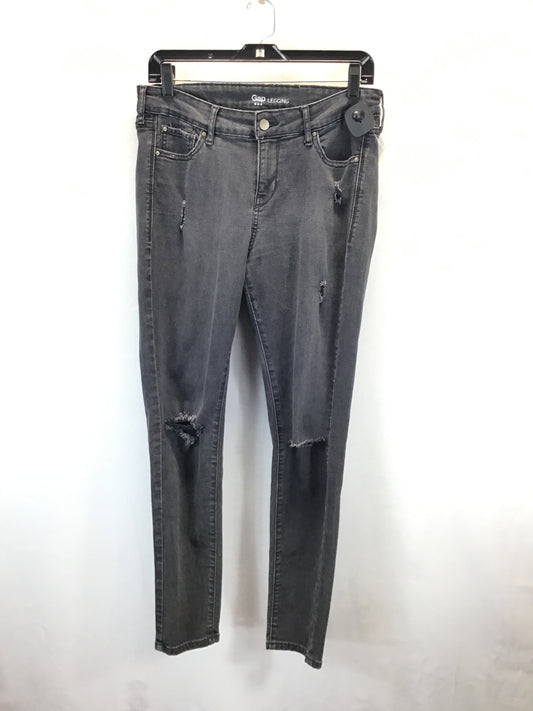 Jeans Skinny By Gap In Grey Denim, Size: 10