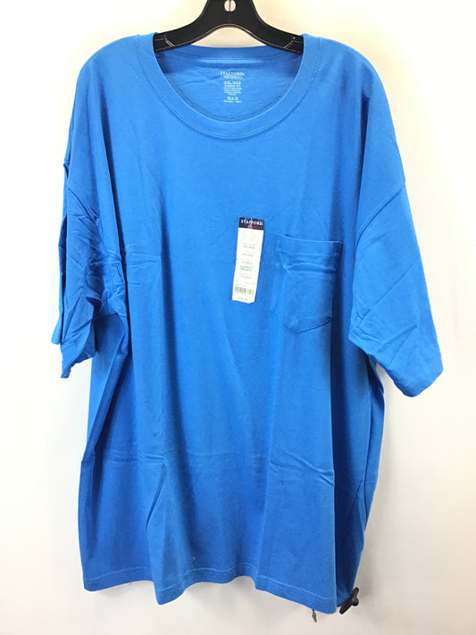 Top Short Sleeve Basic By Clothes Mentor In Blue, Size: 2x