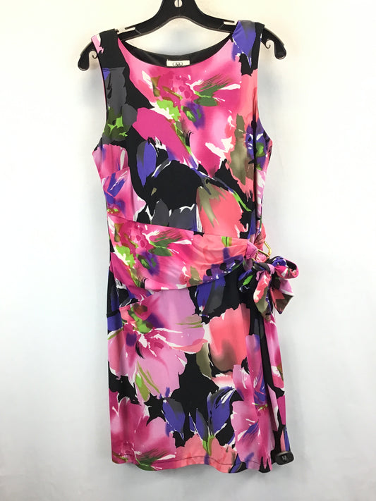 Floral Print Dress Casual Short Cato, Size M