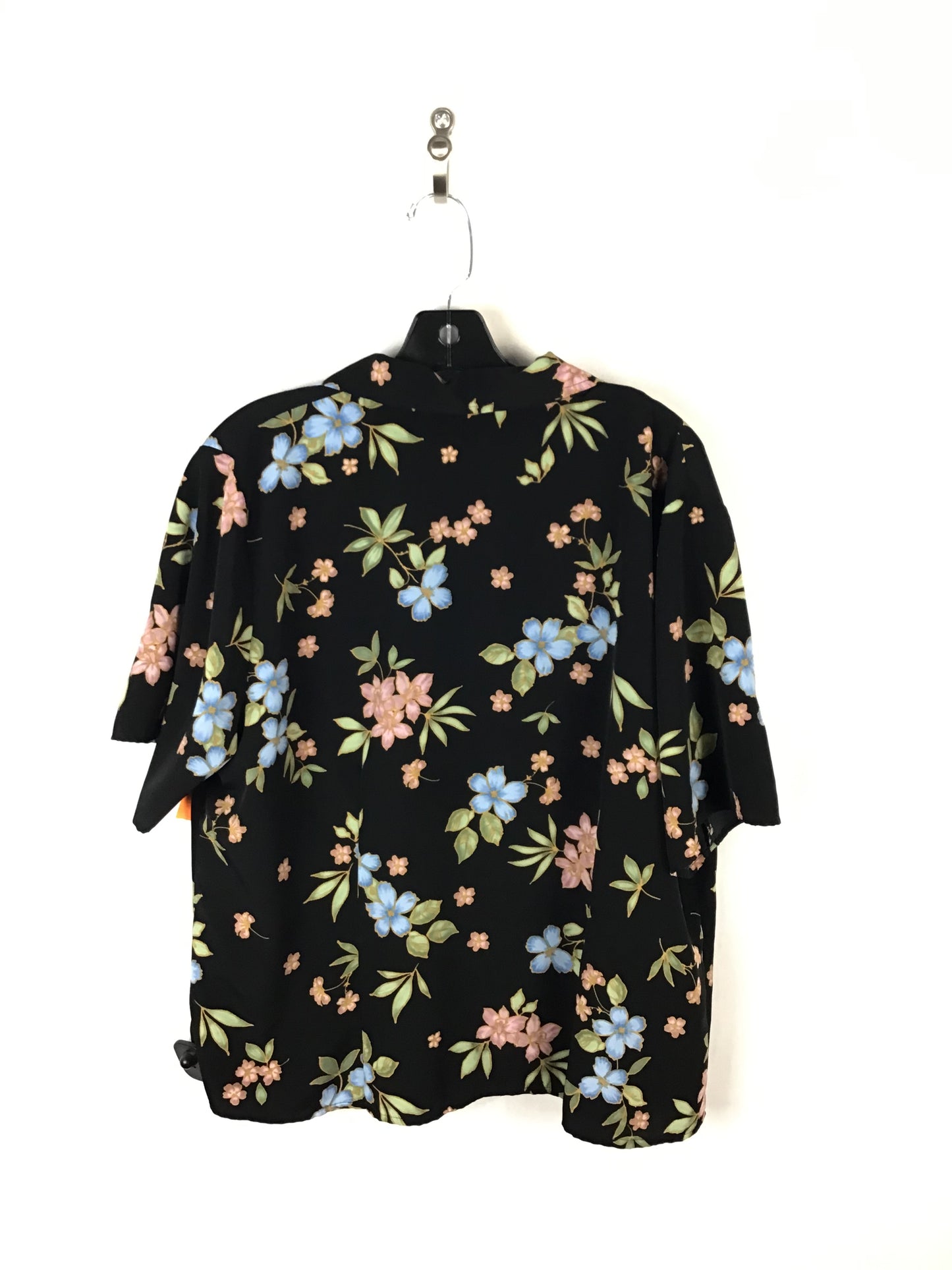 Top Short Sleeve By Fashion Bug In Floral Print, Size: 1x