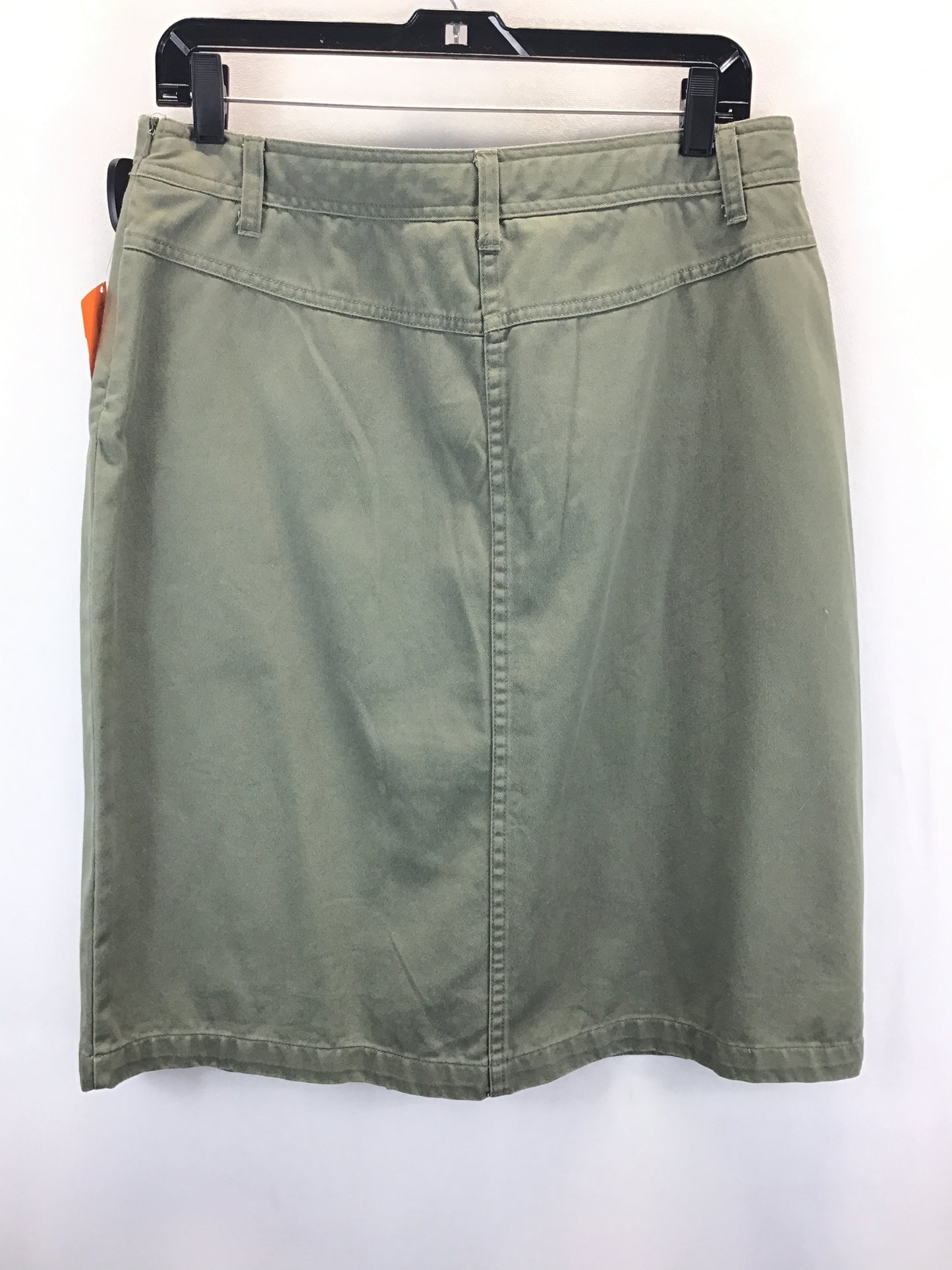 Skirt Midi By Christopher And Banks In Green, Size: L