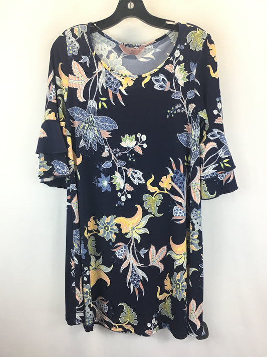 Floral Print Dress Casual Midi Sjs, Size M