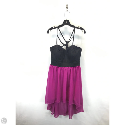Dress Casual Short By Clothes Mentor In Black & Pink, Size: Xl