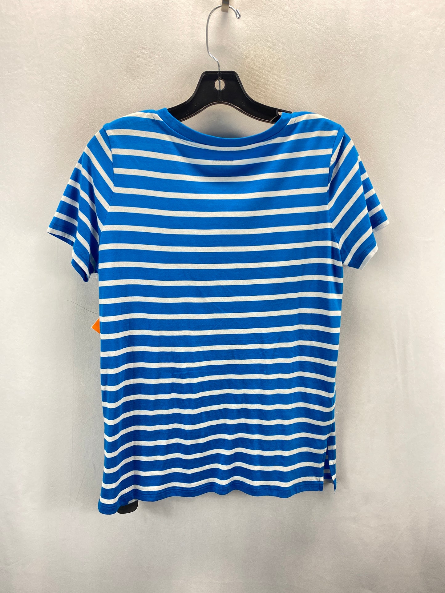 Top Short Sleeve Designer By Michael By Michael Kors In Striped Pattern, Size: S