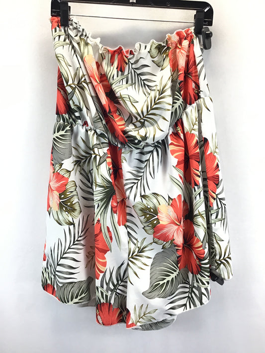 Floral Print Romper Shein, Size 2x