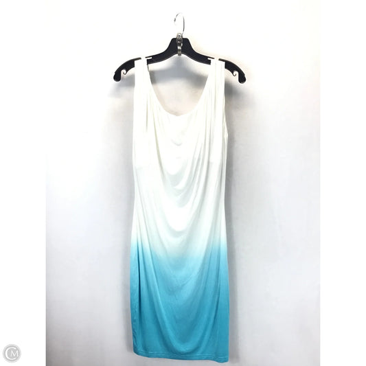 Dress Casual Short By Venus In Blue & White, Size: S