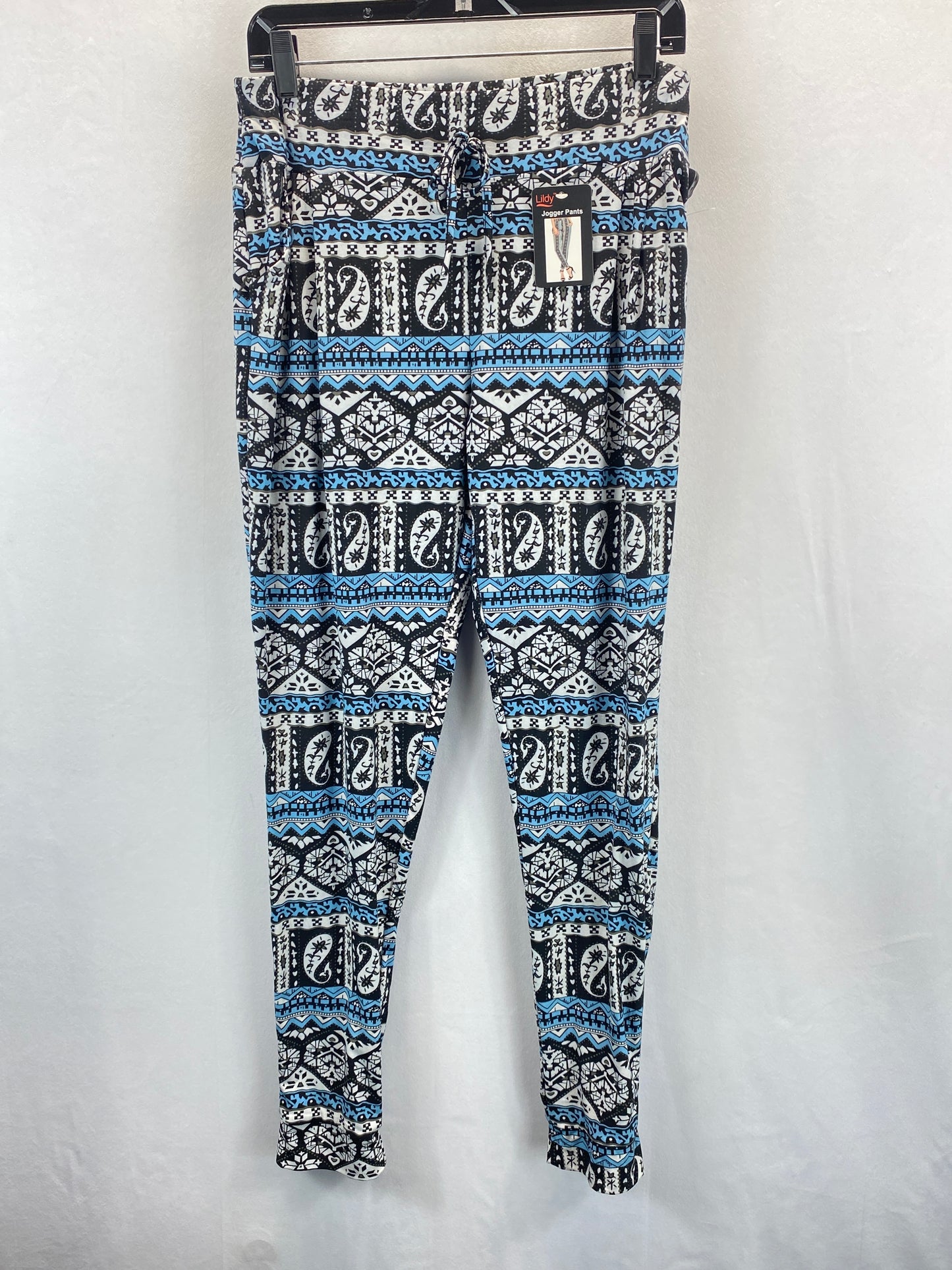 Multi-colored Pants Joggers Clothes Mentor, Size L