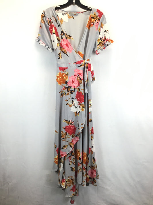 Floral Print Dress Casual Midi Love Culture, Size S