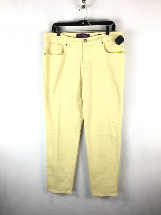 Pants Other By Gloria Vanderbilt In Yellow, Size: 14