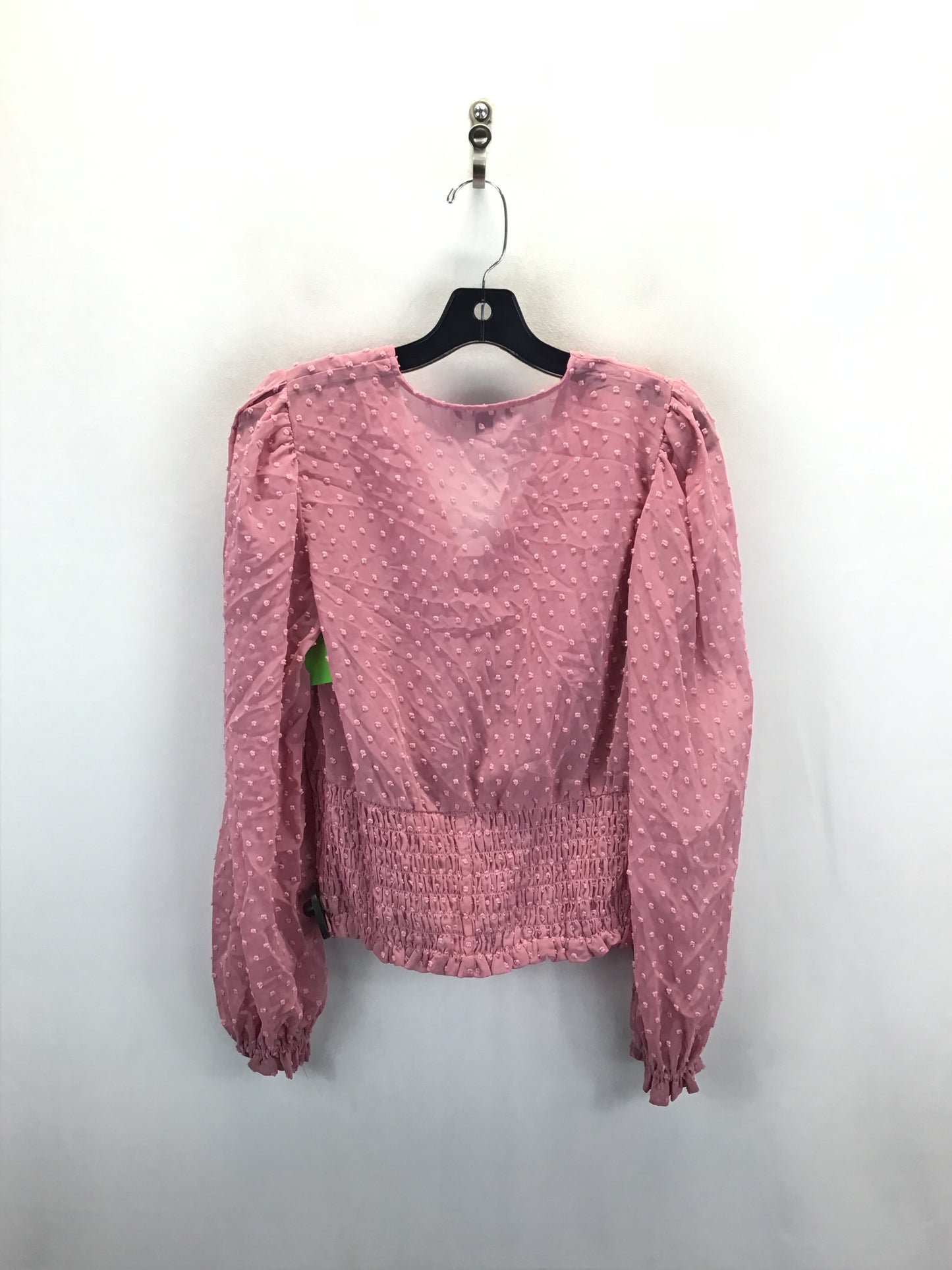 Top Long Sleeve By Clothes Mentor In Pink, Size: M