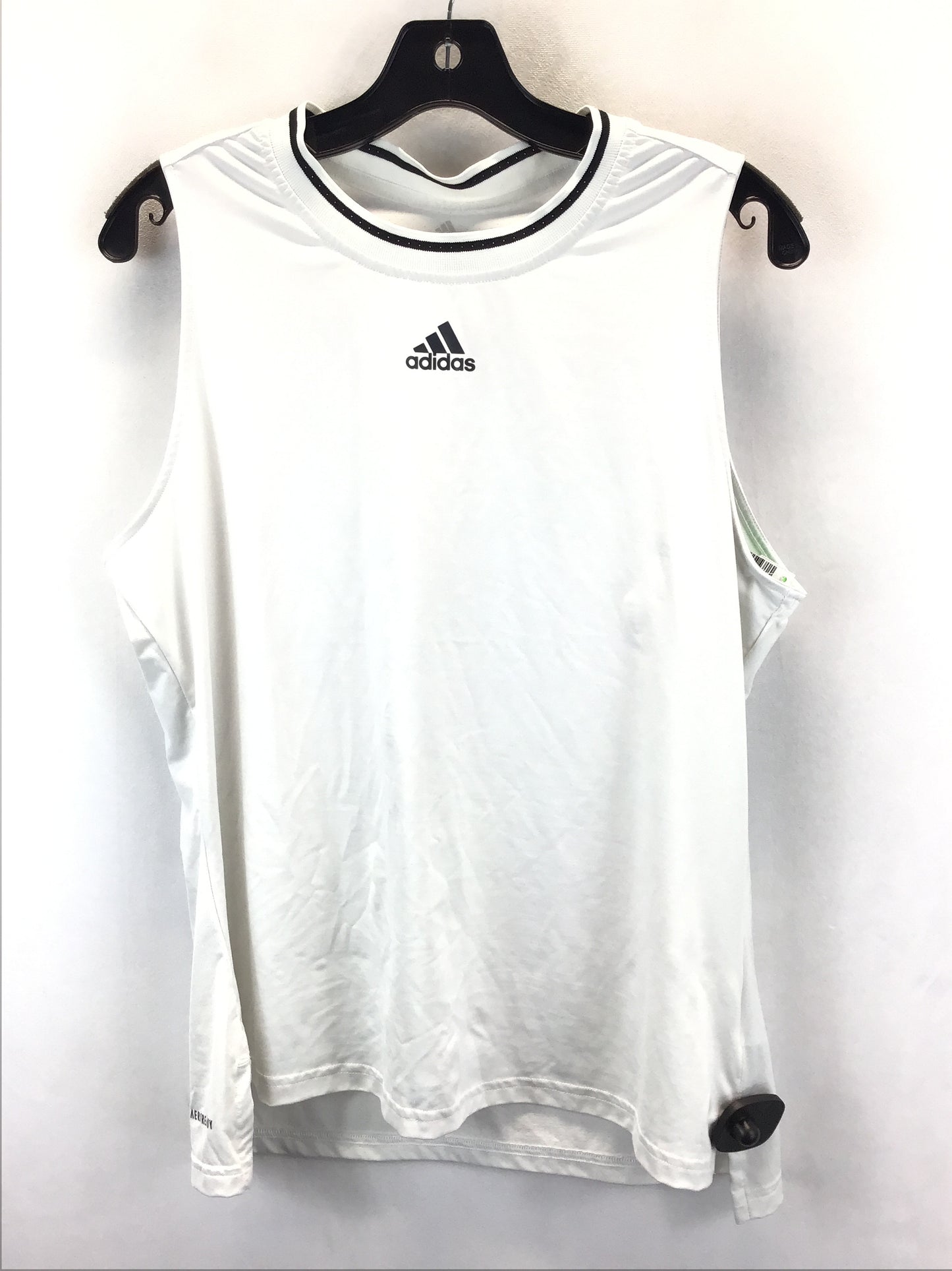 Black & White Athletic Tank Top Adidas, Size Xl