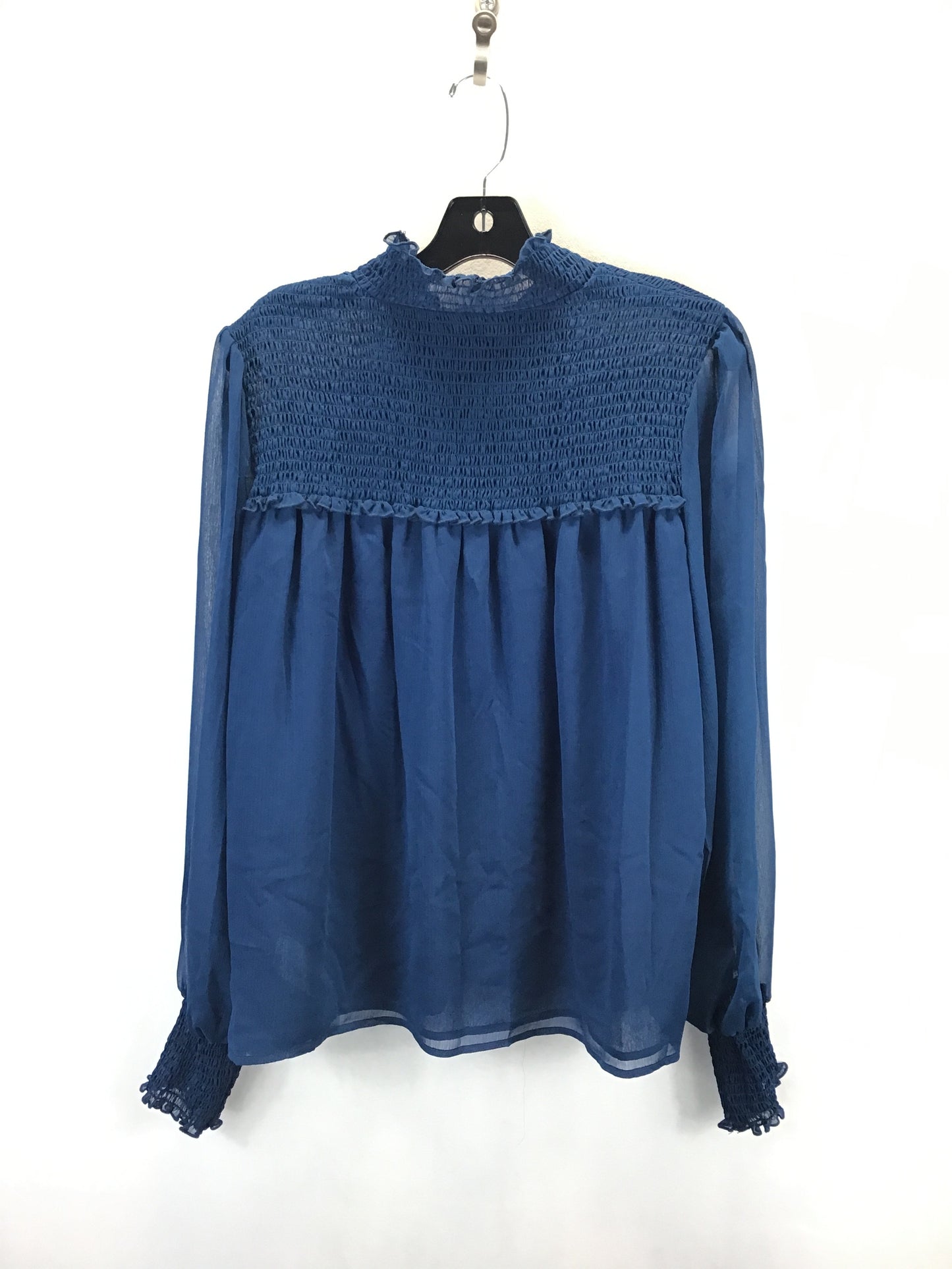 Top Long Sleeve By Laundry In Blue, Size: Xl