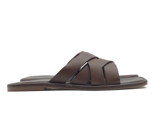 Sandals Flats By Signature Collection In Brown, Size: 10