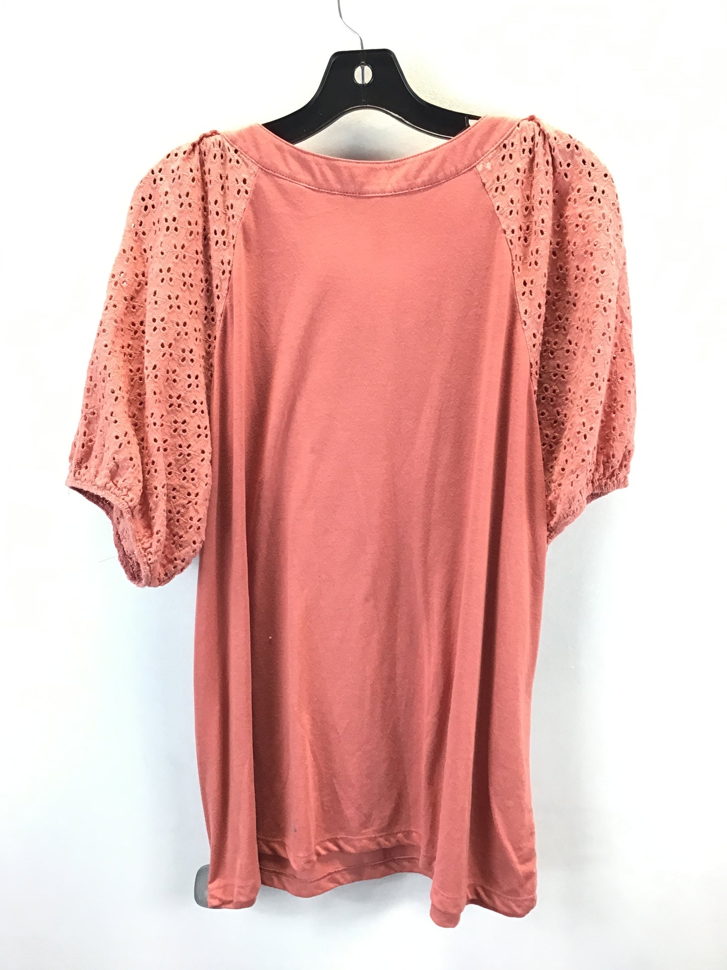 Top Short Sleeve By Clothes Mentor In Pink, Size: 2x