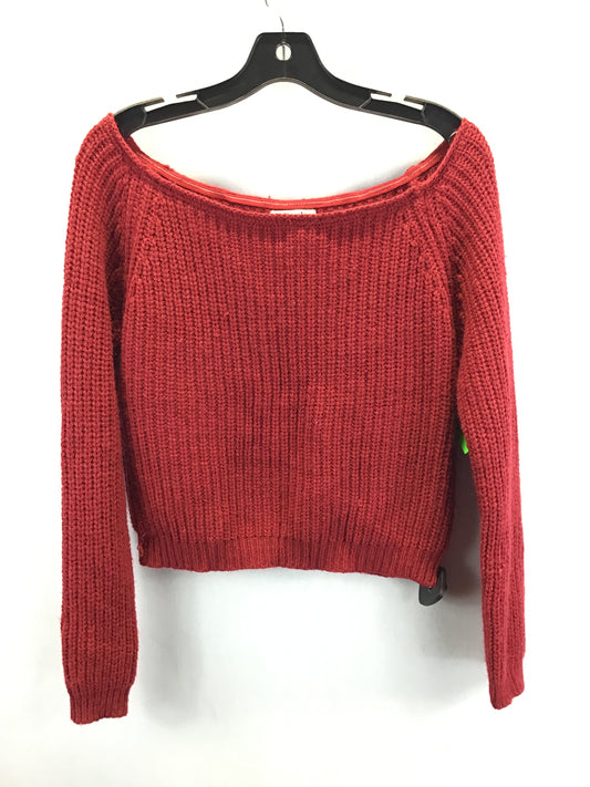 Sweater By Miracle In Red, Size: M